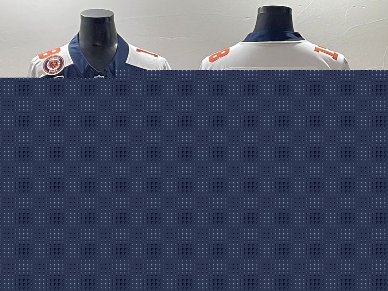 Men 2026 Chicago Bears #18 Williams Blue 4th generations Nike Limited NFL Jersey 026->chicago bears->NFL Jersey